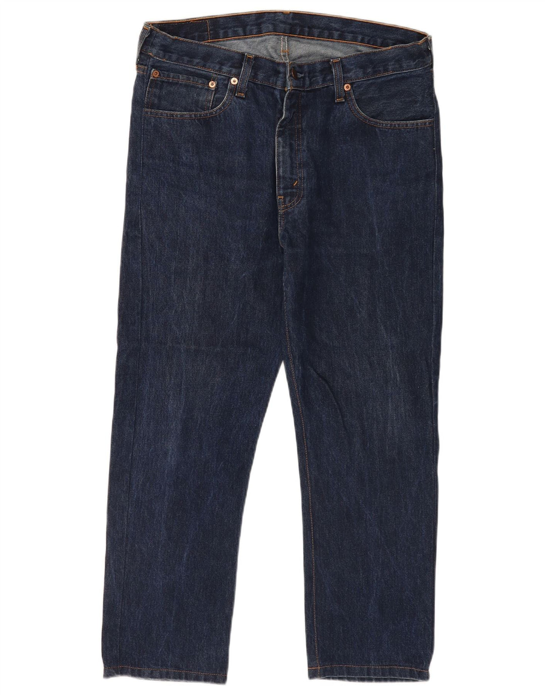 Levi's Jean Droit Court 751 W36 L25 Homme Bleu Marine