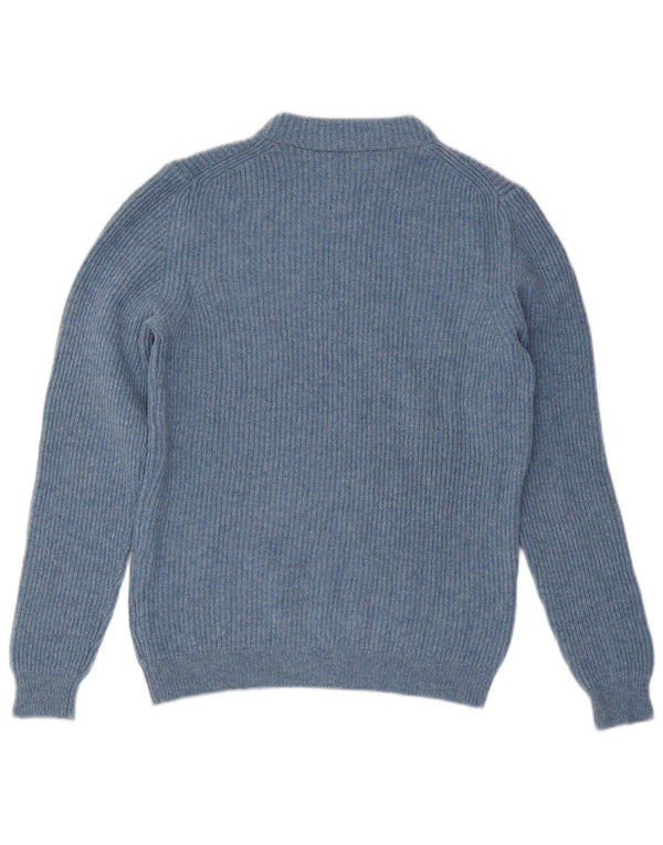 Massimo Dutti Pull Col Roulé Homme Bleu Moyen Laine