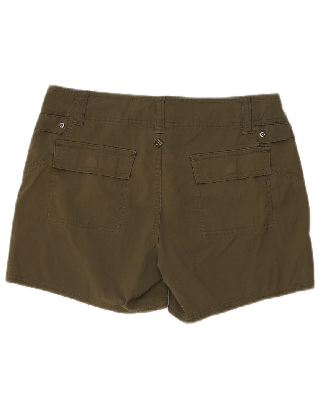 Prana Short Cargo Femme US 8 Medium W32 Coton Kaki