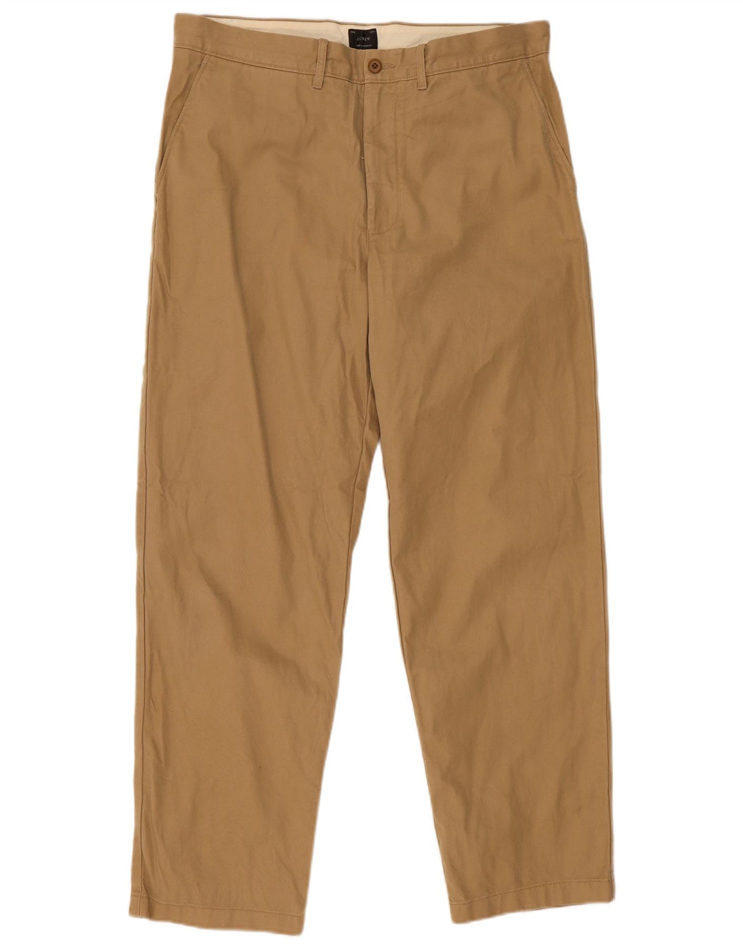 J. CREW Pantalon Chino Fuselé Homme W35 L32 Coton Beige