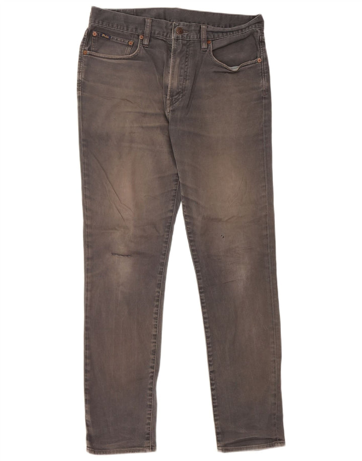 Ralph Lauren Jean Slim Homme W32 L32 Gris Coton