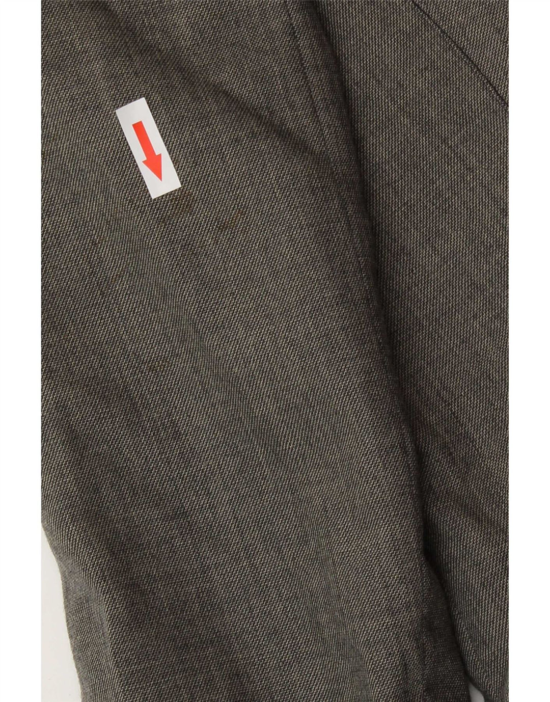 Veste Blazer Double Boutonnage Femme Vintage IT 44 Laine Gris Moyen