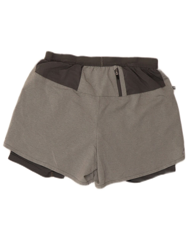 Nike Short de Sport Dri Fit Homme Gris Moyen