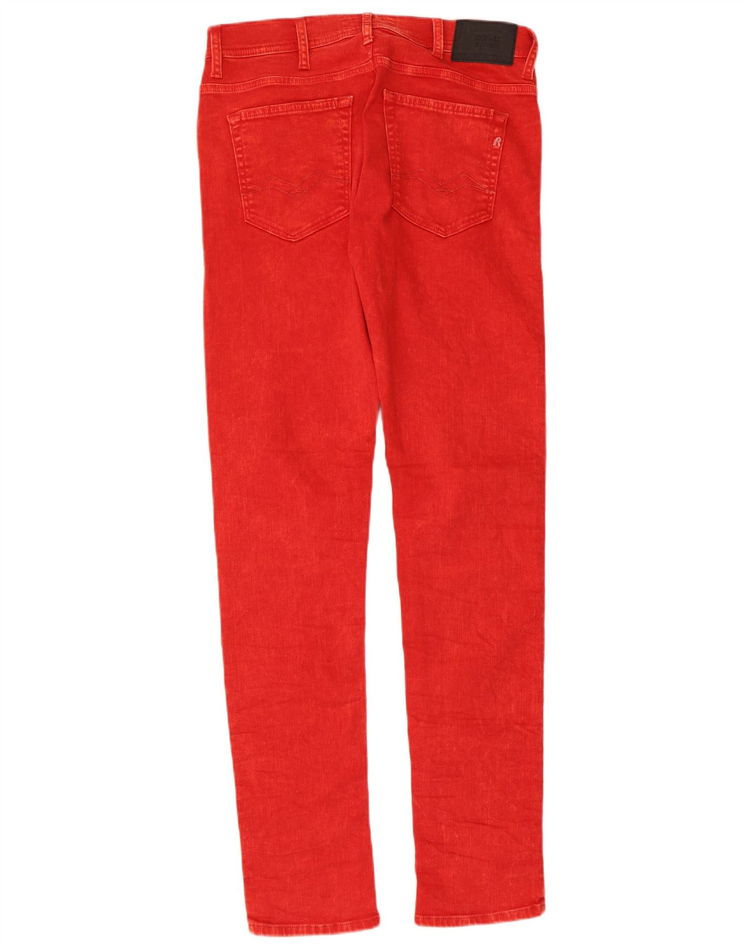 REPLAY Jean Skinny Homme W30 L32 Rouge Coton