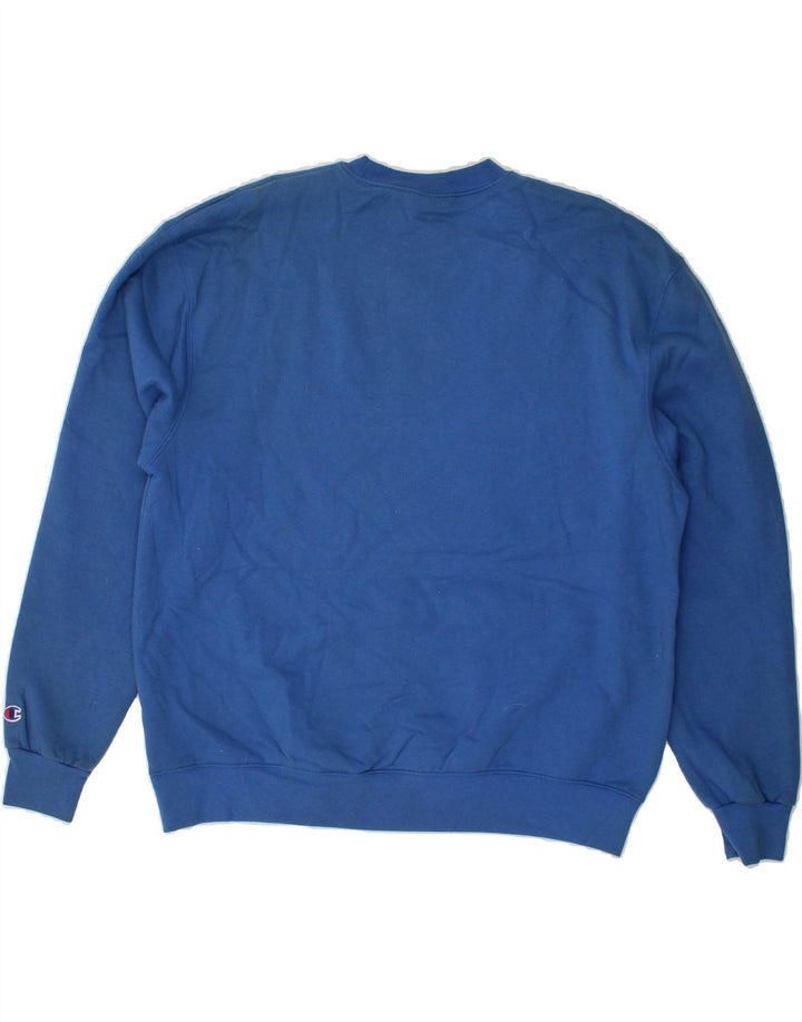 CHAMPION Mens Sweatshirt Jumper XL Blue Cotton Vintage Champion and Second-Hand Champion from Messina Hembry 