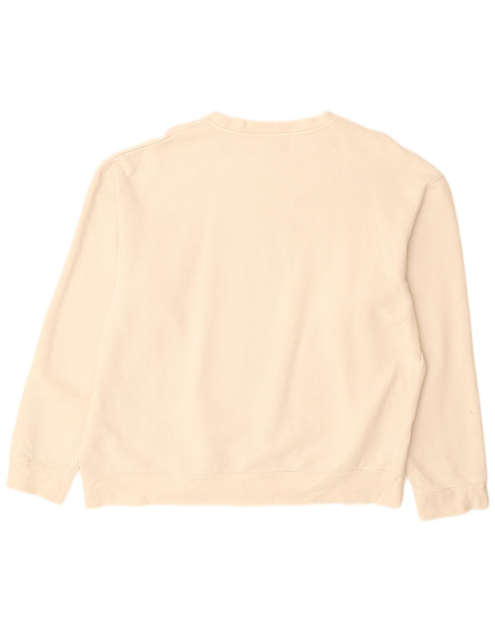 Zara Sweat-shirt pour femme UK 20 2XL Blanc cassé en coton