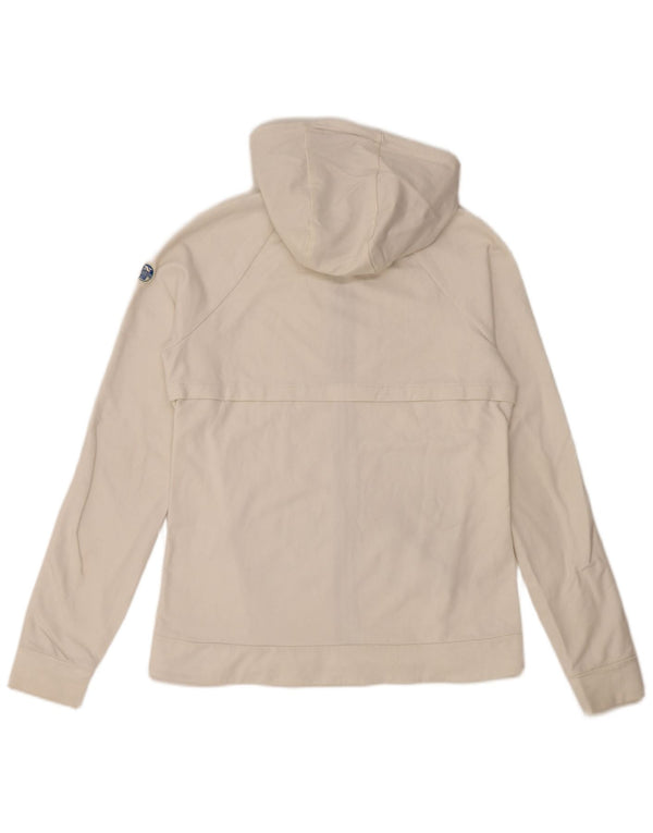 NORTH SAILS Pull à capuche zippé pour homme 2XS en coton blanc