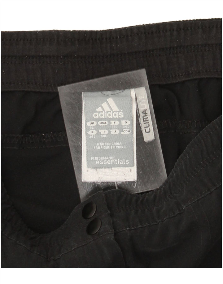 Adidas Pantalon de survêtement Climalite pour femme UK 8 Small Noir Polyester