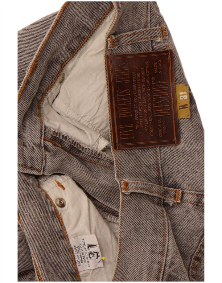 OFFSHORE Jean court taille haute femme W31 L26 coton gris