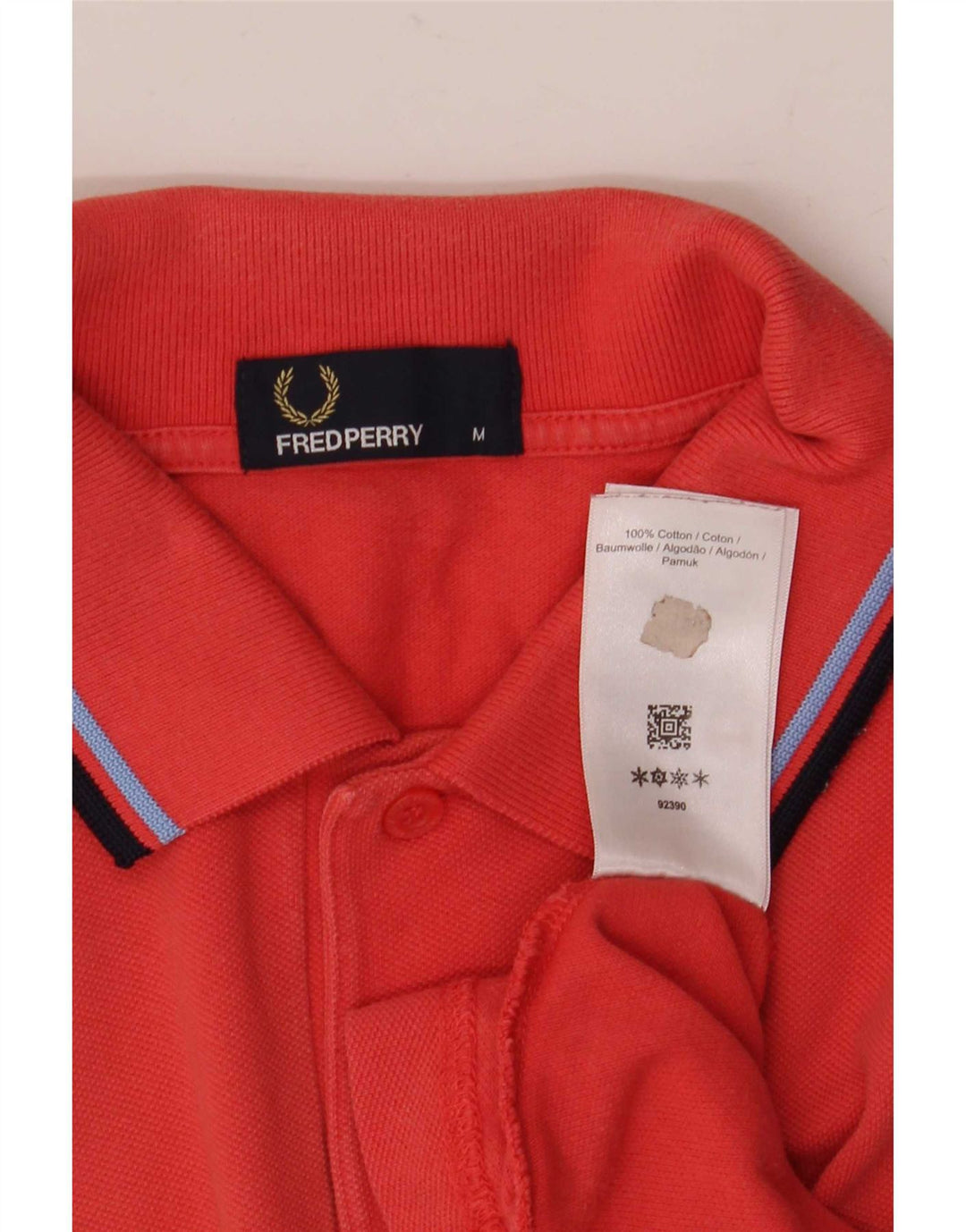 Fred Perry Polo Homme Rouge Moyen Rayé Coton