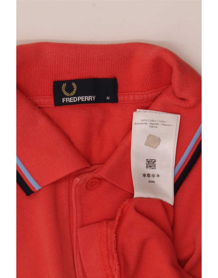 Fred Perry Polo Homme Rouge Moyen Rayé Coton