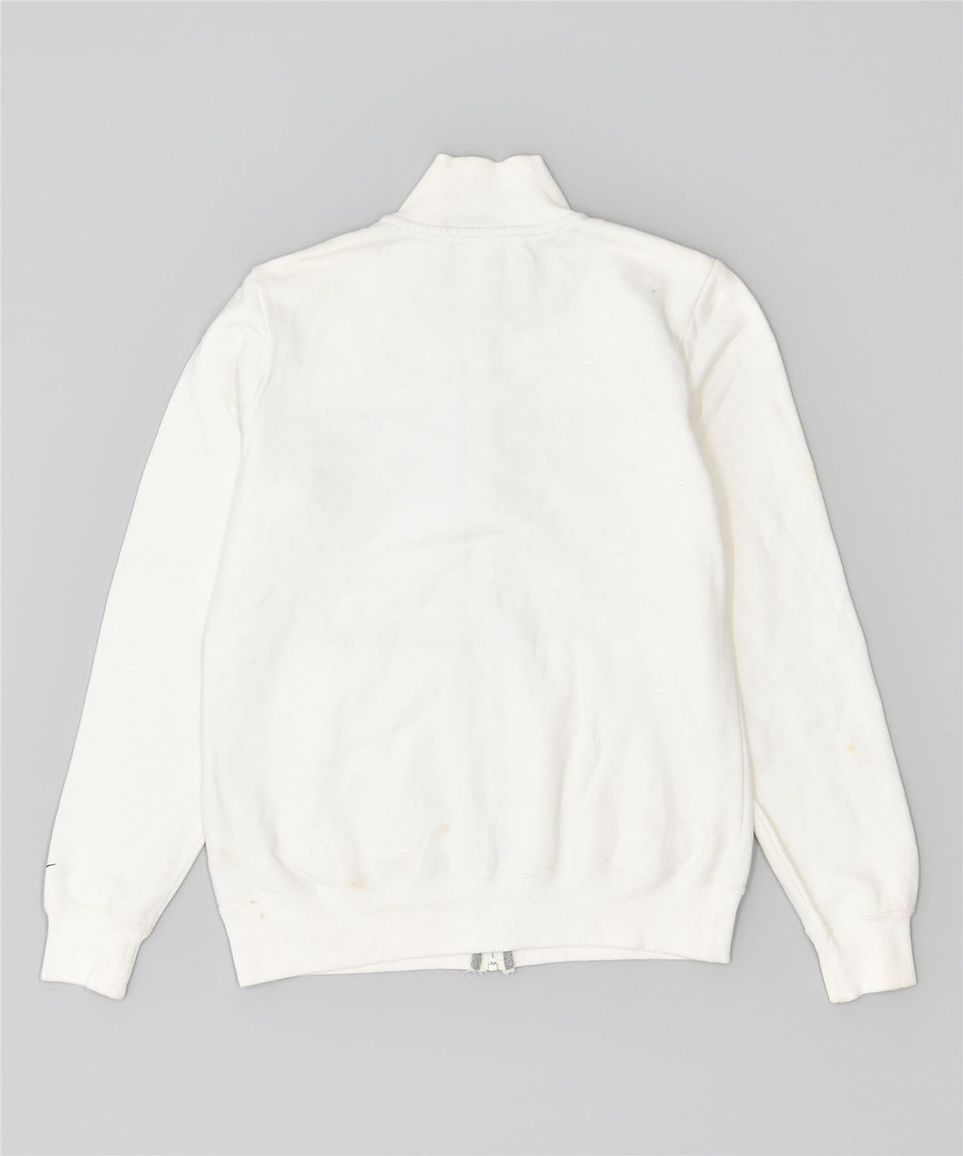 NIKE Veste de survêtement pour femme UK 12 Coton blanc moyen