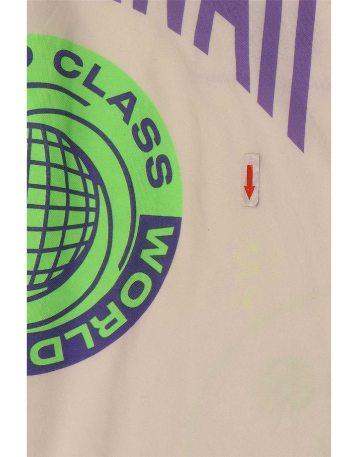 Zara Chemise Graphique À Manches Courtes Homme Petit Blanc