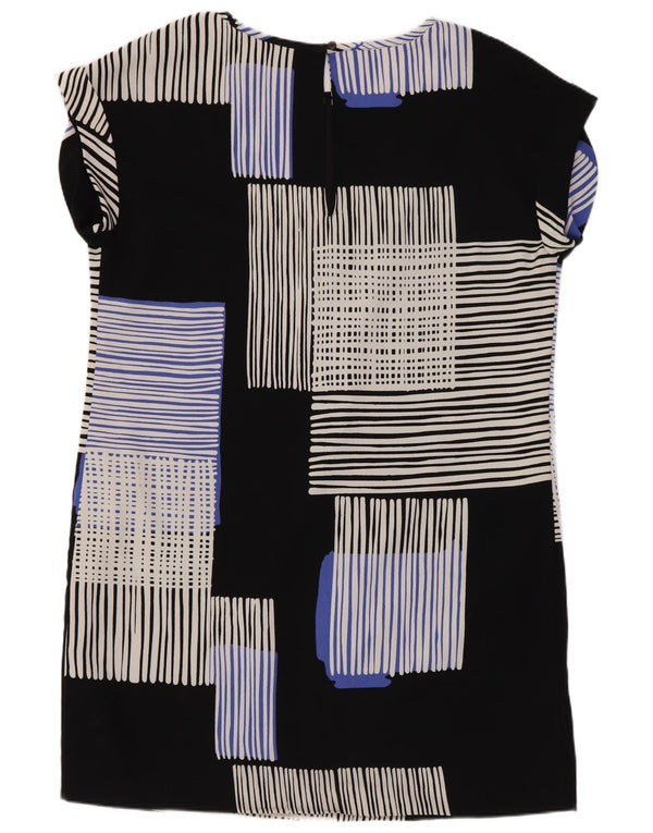 Next Robe droite pour femme UK 44 Large Noir Géométrique Polyester