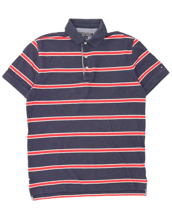 Tommy Hilfiger Polo à manches courtes homme bleu marine rayé