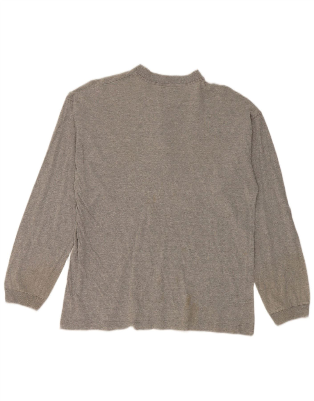 Armani Garçon Top Manches Longues 13-14 ans Gris Coton