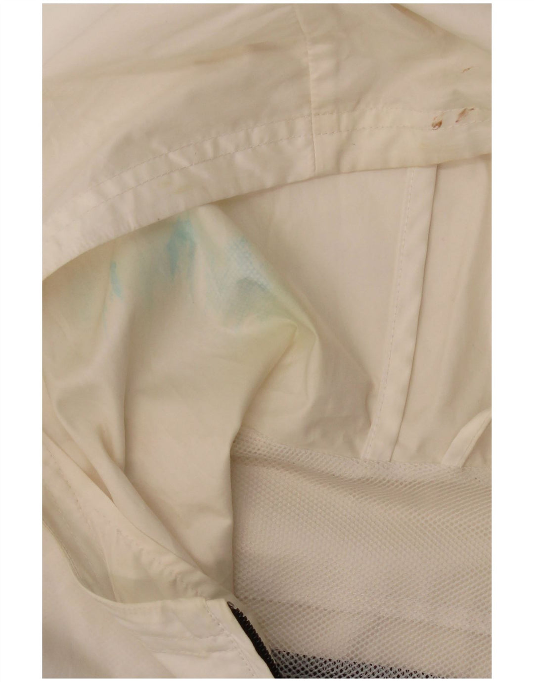 Adidas Veste de pluie à capuche pour homme UK 38 Medium Noir Colorblock Polyester