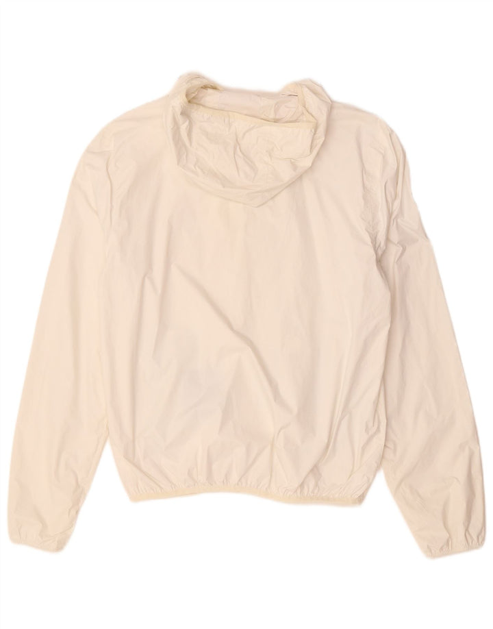 North Sails Veste de pluie à capuche pour femme UK 14 Medium Blanc