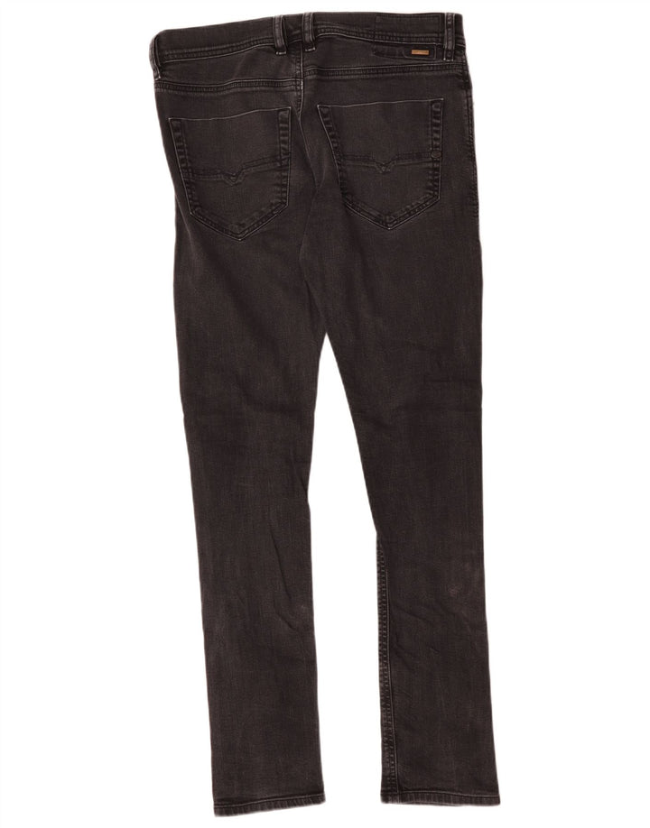Diesel Jean Carrot Slim W30 L32 Homme Noir Coton