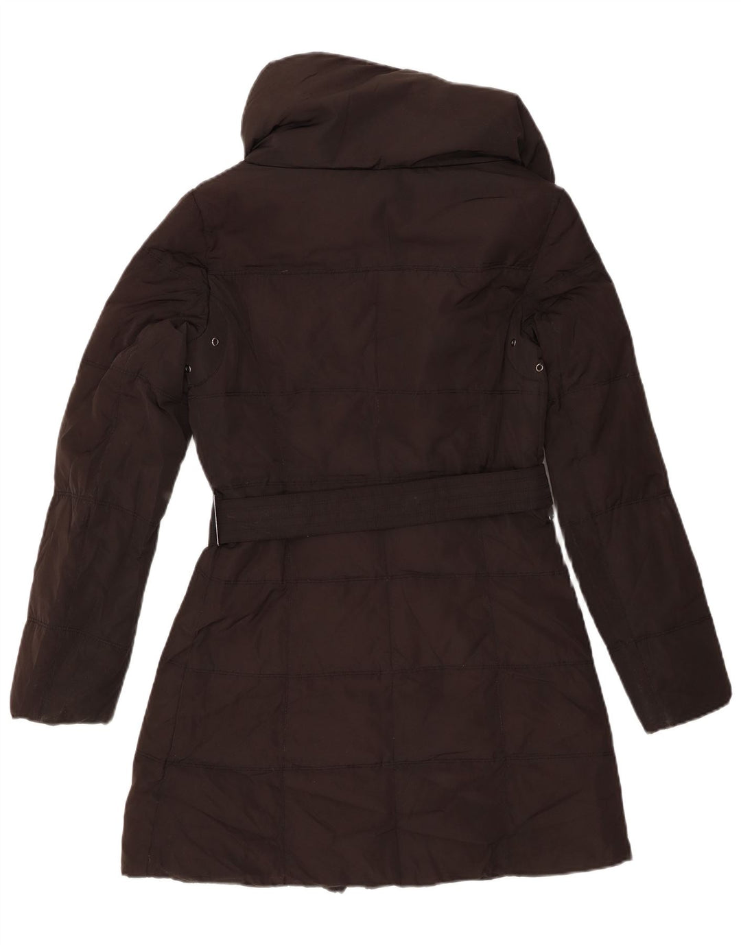 Zara Manteau rembourré pour femme UK 12 Medium Noir Polyester