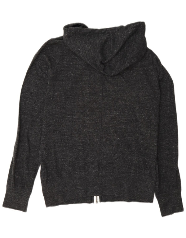 Nike Pull à capuche zippé pour femme UK 14 Gris moyen moucheté