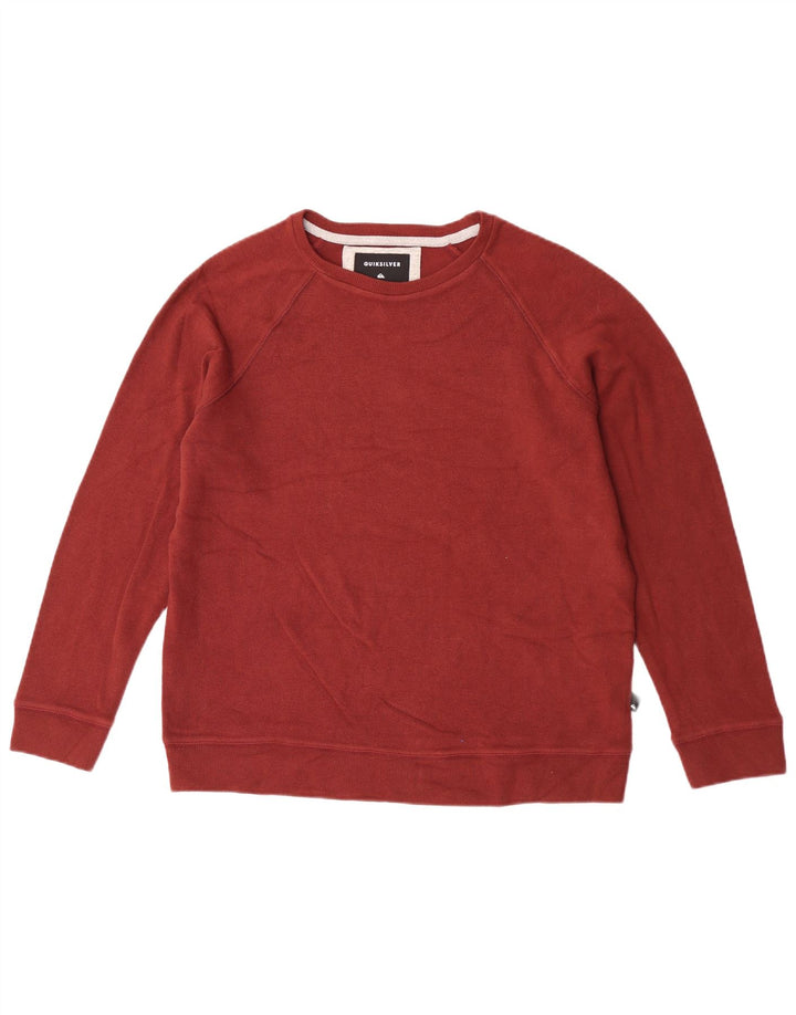Quiksilver Sweat-shirt pour homme en coton marron Large