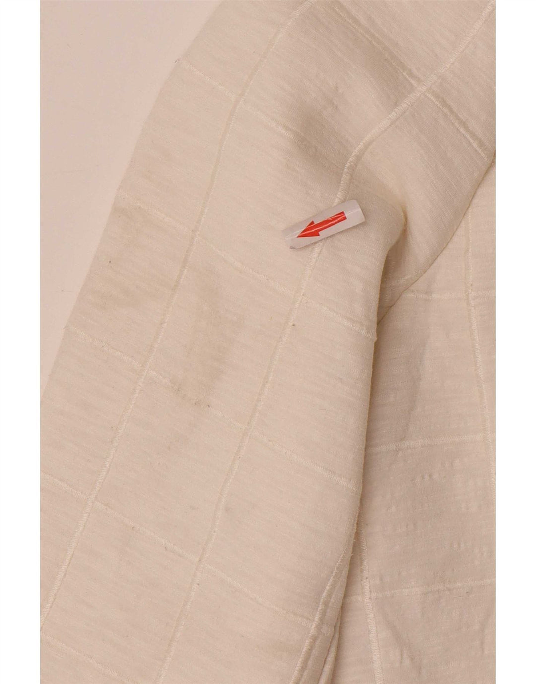 Cos Haut à manches longues pour femme UK 44 Polyester à carreaux blancs moyens