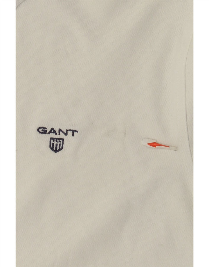 Gant Polo Homme XL Blanc Coton
