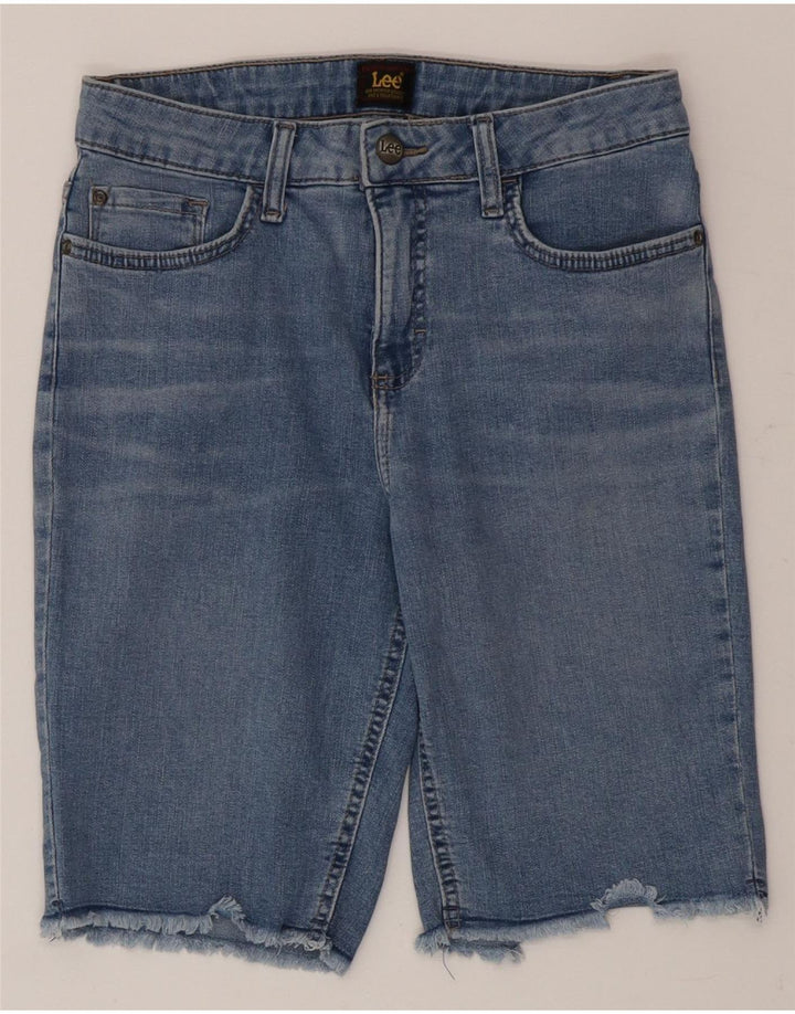 Lee Short en jean pour femme US 6 Medium W28 Bleu Coton