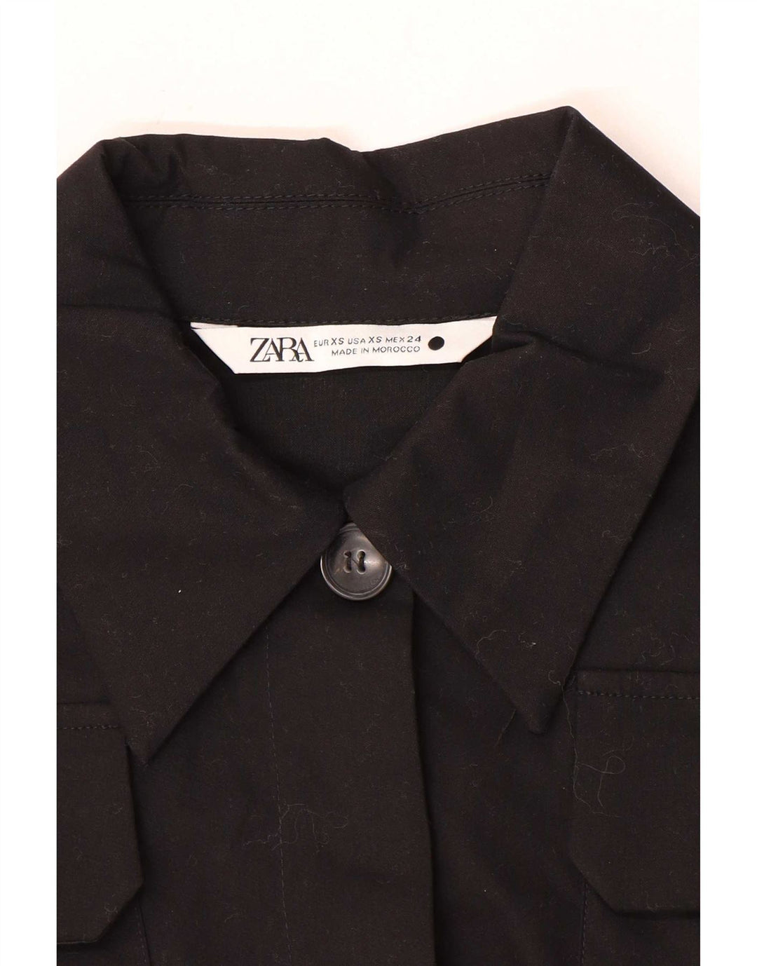 Zara Veste Boléro Femme UK 6 XS Noir