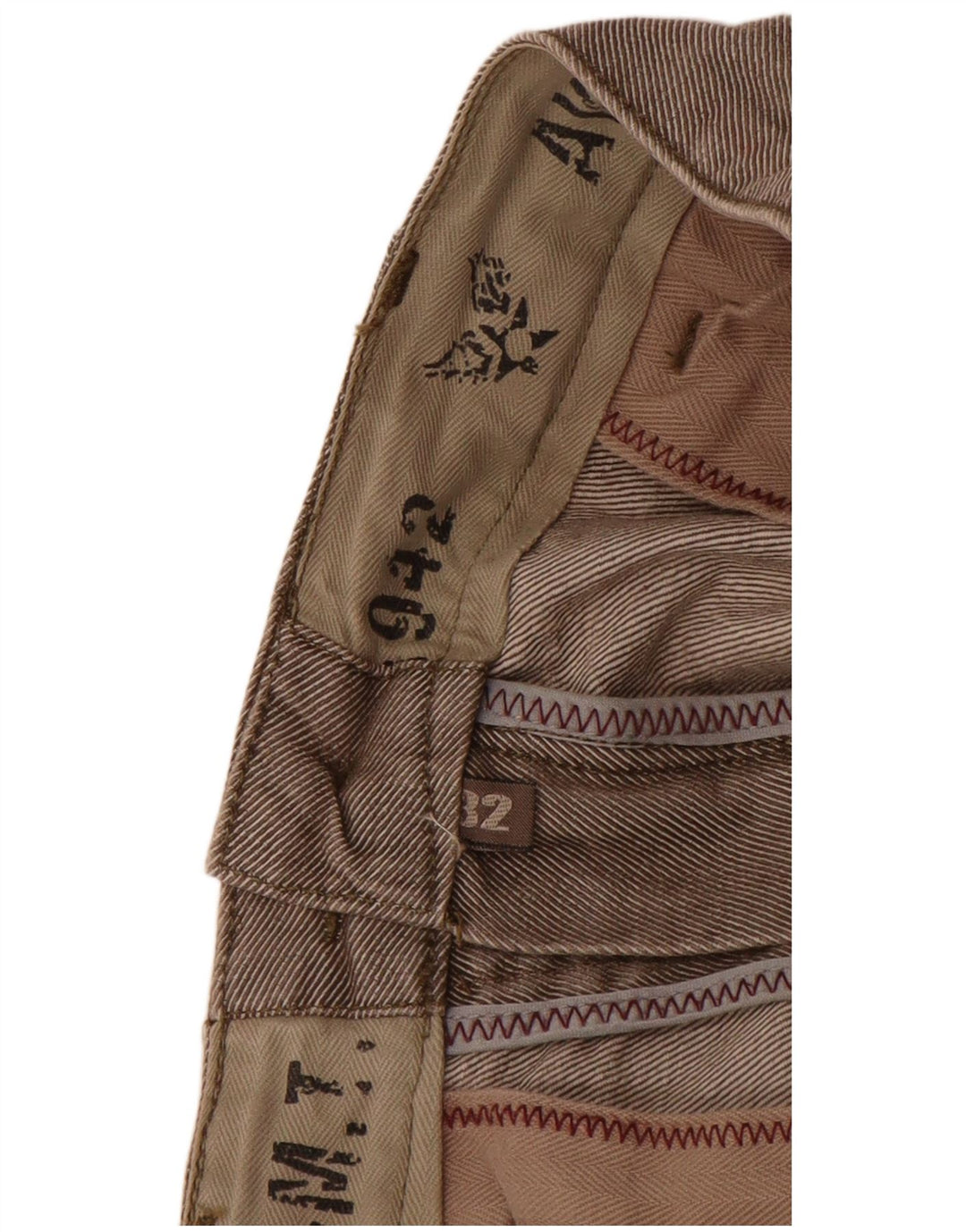 Avirex Pantalon Chino Droit Homme W32 L29 Gris