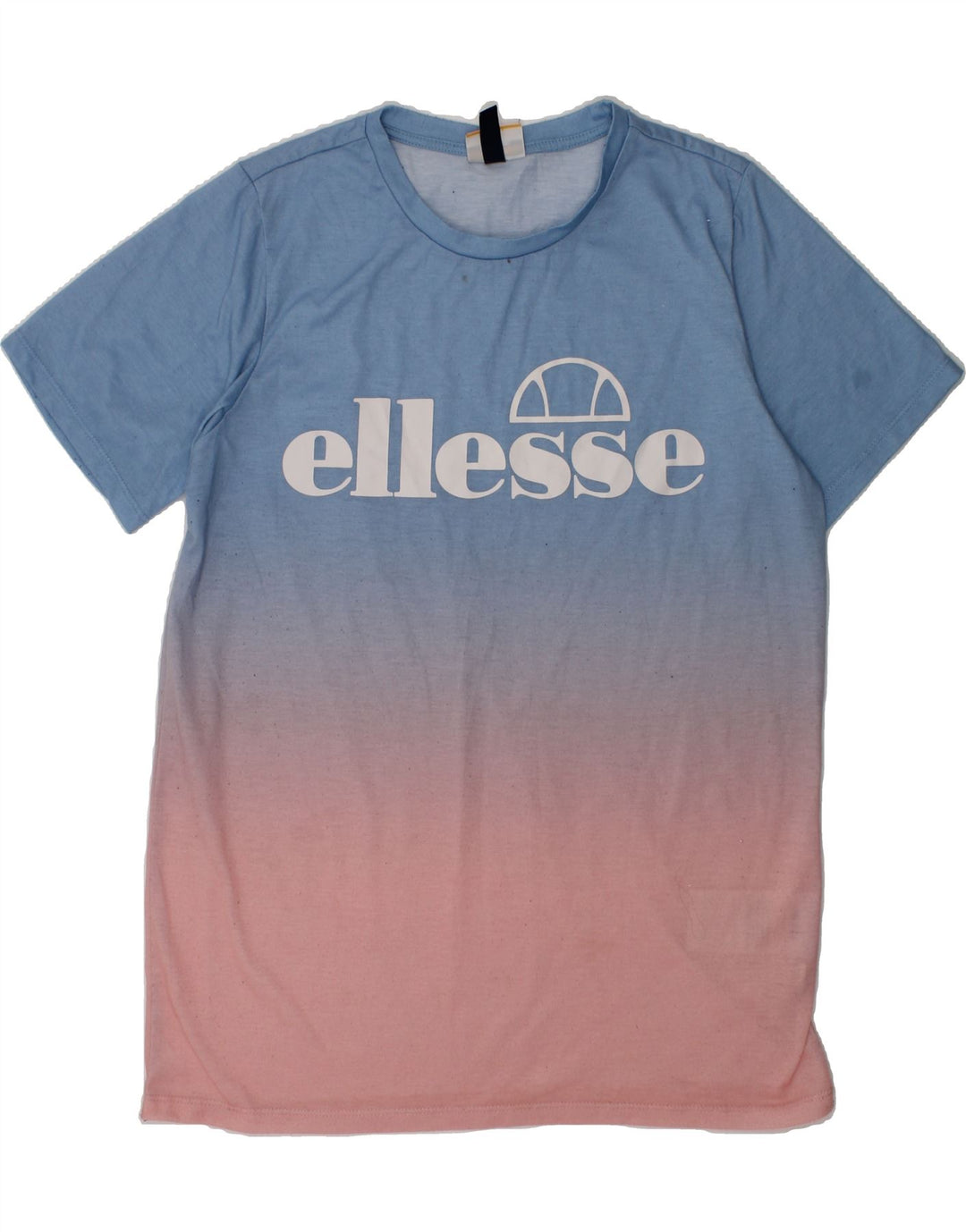 ELLESSE Boys Graphic T-Shirt Top 13-14 Years Blue Tie Dye Polyester | Vintage Ellesse | Thrift | Second-Hand Ellesse | Used Clothing | Messina Hembry 