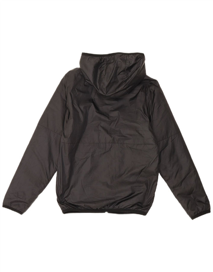 Nike Veste de pluie à capuche pour homme UK 36 Petit Noir