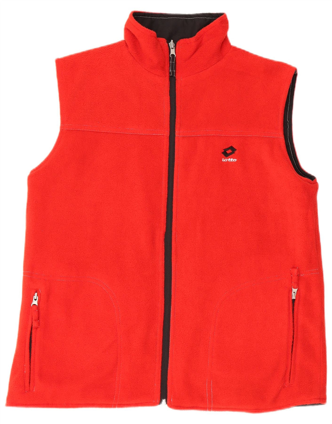 Lotto Gilet réversible graphique pour homme UK 36 Small Noir Polyester