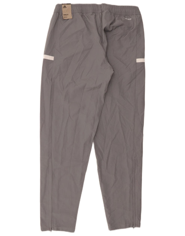 Adidas Pantalon de survêtement graphique pour femme UK 12/14 Gris moyen Polyester