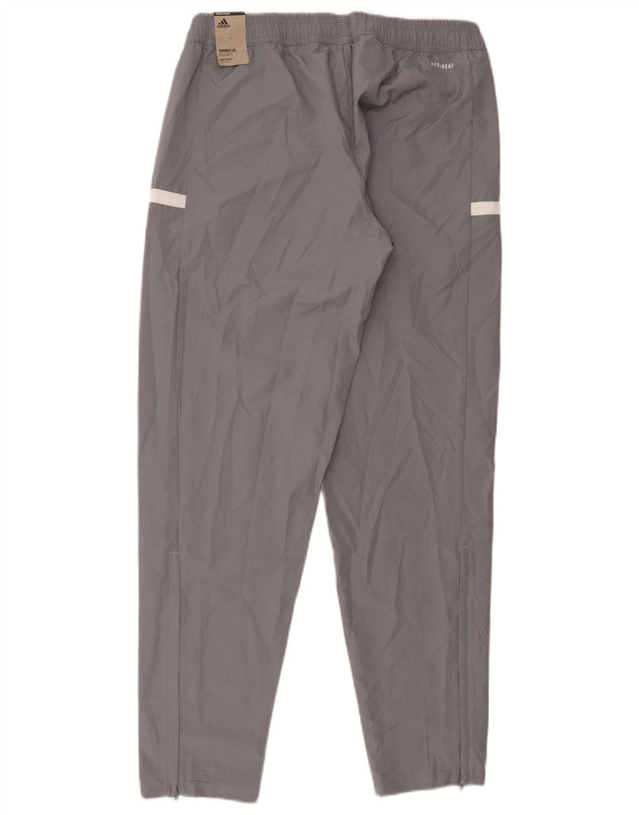 Adidas Pantalon de survêtement graphique pour femme UK 12/14 Gris moyen Polyester