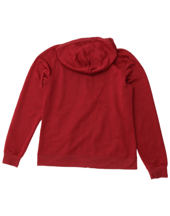 UNDER ARMOUR Pull à capuche zippé pour femme UK 16 Large Bordeaux Polyester