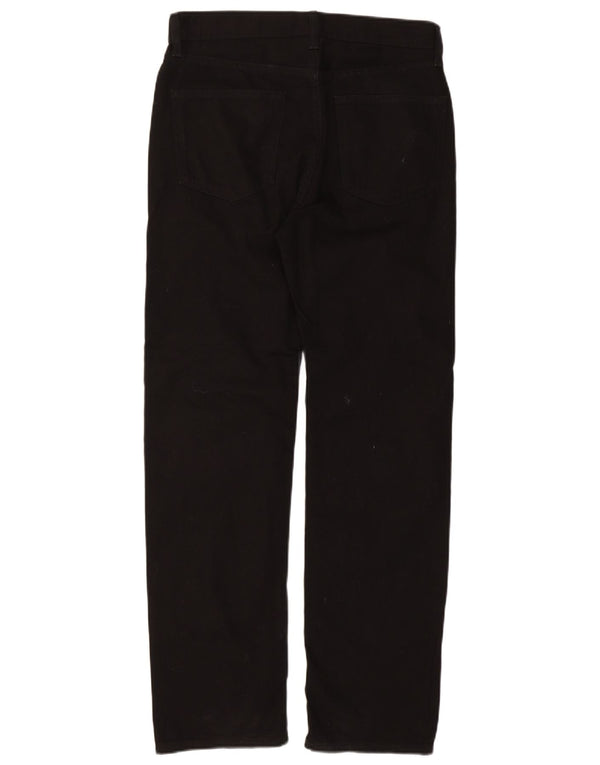 Marks & Spencer Jean droit coupe régulière pour homme W32 L31 en coton noir