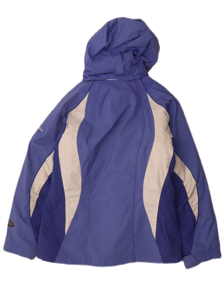 Columbia Veste coupe-vent Interchange pour femme UK 10 Small Bleu Colorblock