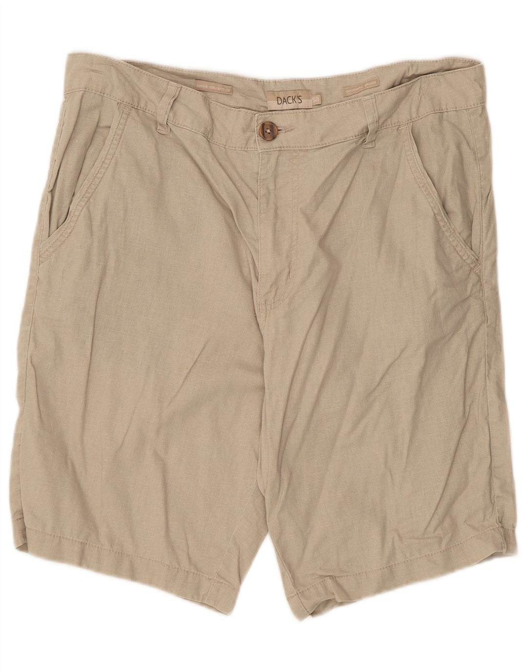 Dack's Short Chino Homme IT 50 Large W36 Lin Beige