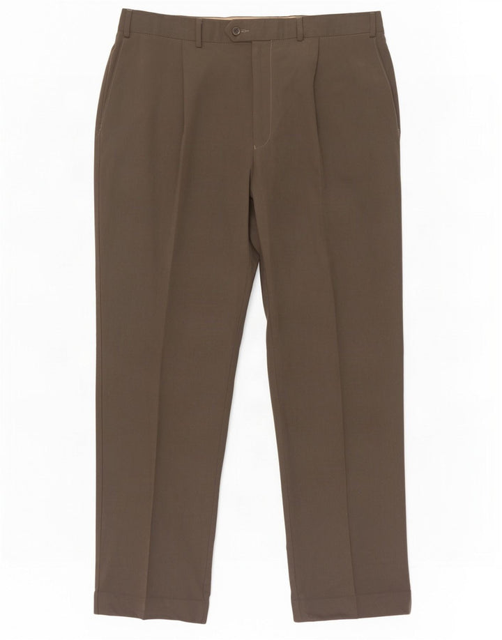 Marks & Spencer Pantalon de costume pour homme W38 L31 Gris Lyocell