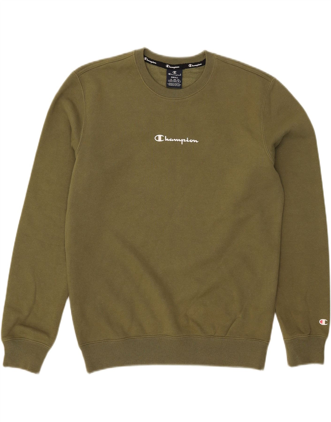 Champion Sweat-Shirt Homme Petit Kaki Coton