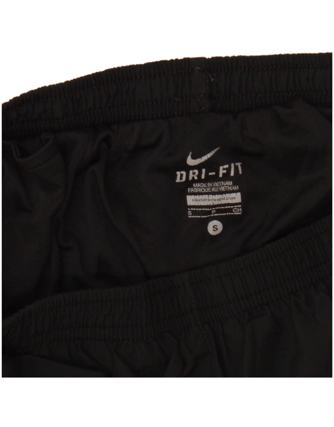 NIKE Short de sport Dri Fit Graphic pour femme UK 8 Small Noir Colourblock