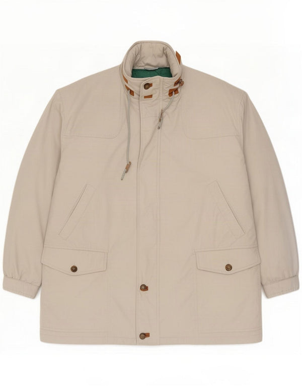 Wampum Veste utilitaire à capuche pour homme UK 40 Large Gris Viscose