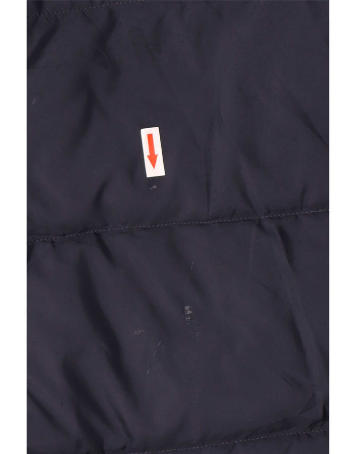Tommy Hilfiger Veste matelassée pour femme UK 16 Large Bleu marine Polyester