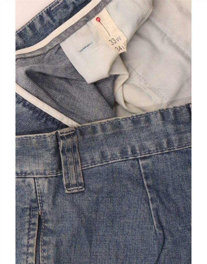 Jean droit femme vintage W33 L34 Bleu