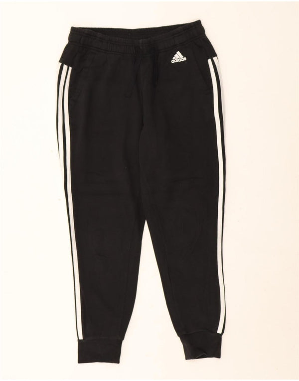 ADIDAS Pantalon de survêtement pour femme Joggers UK 8/10 Small Noir Coton