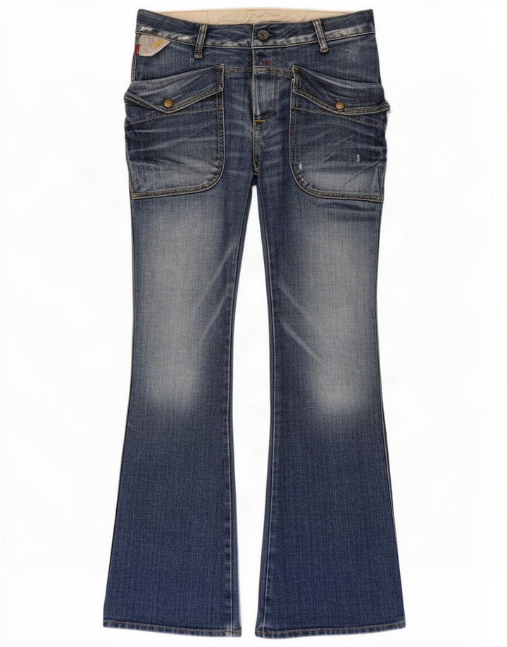Replay Jean Cargo Bootcut Homme W30 L32 Bleu Coton