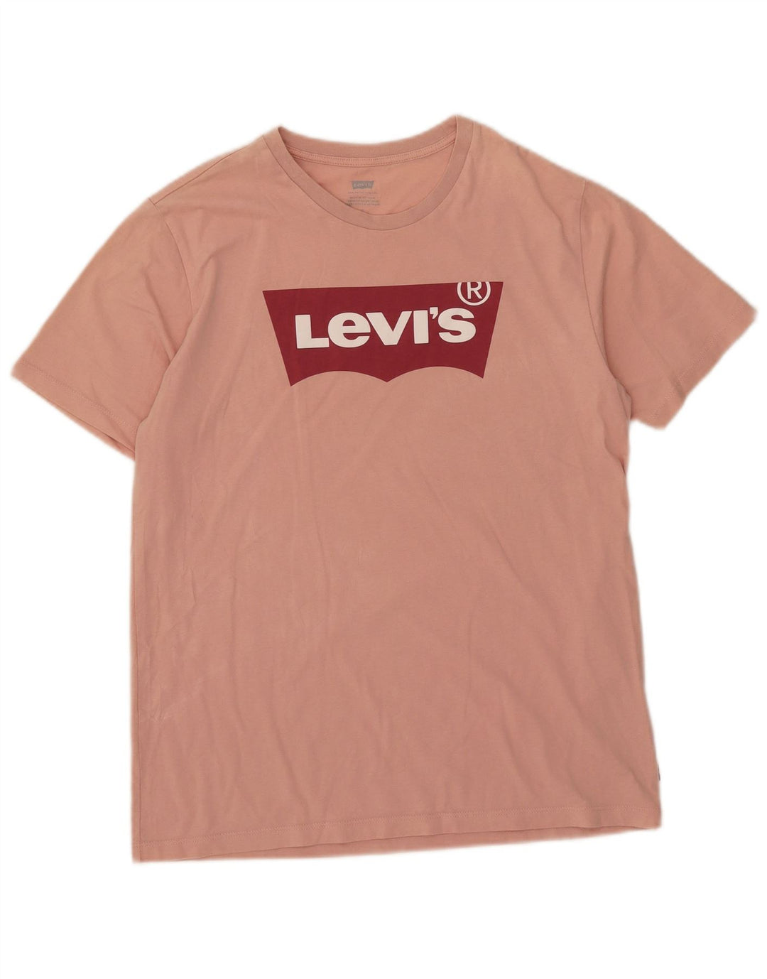 Levi's Tee-Shirt Graphique Homme Rose Moyen Coton