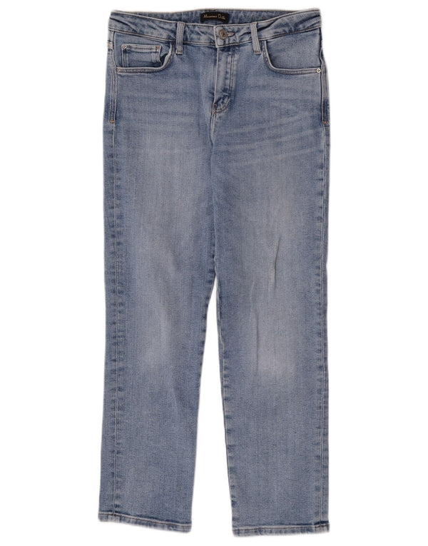 Massimo Dutti Jean droit pour femme EU 38 Small W28 L27 Bleu